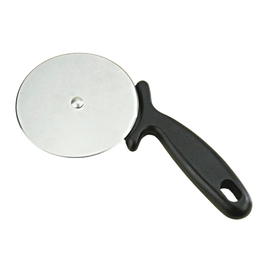 Roulette Tagliapizza A Forma Di Chitarra - Faggio Massiccio E Lama Acciaio Inox 6,3 Cm, Lavabile A Mano
