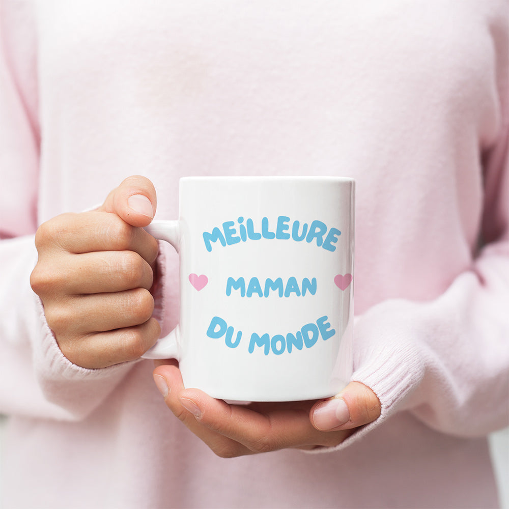 Mug Pour La Meilleure Maman Du Monde Humour Tasse Maman Cadeau