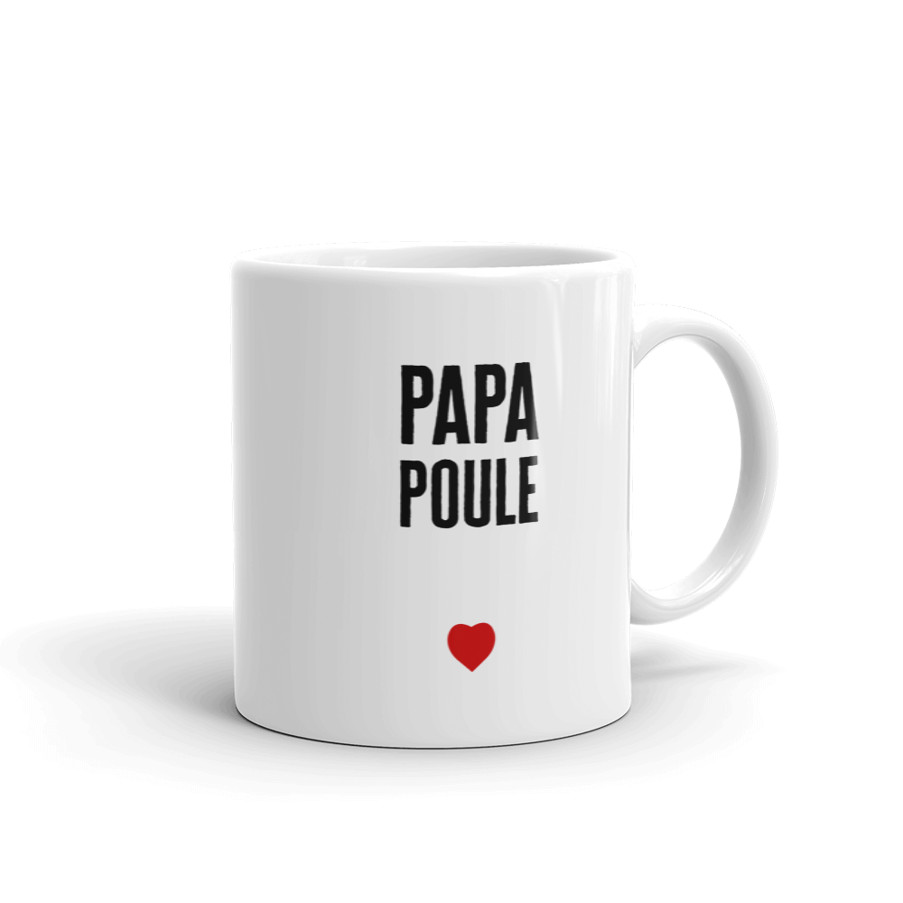 Mug Papa poule - Mug blanc céramique