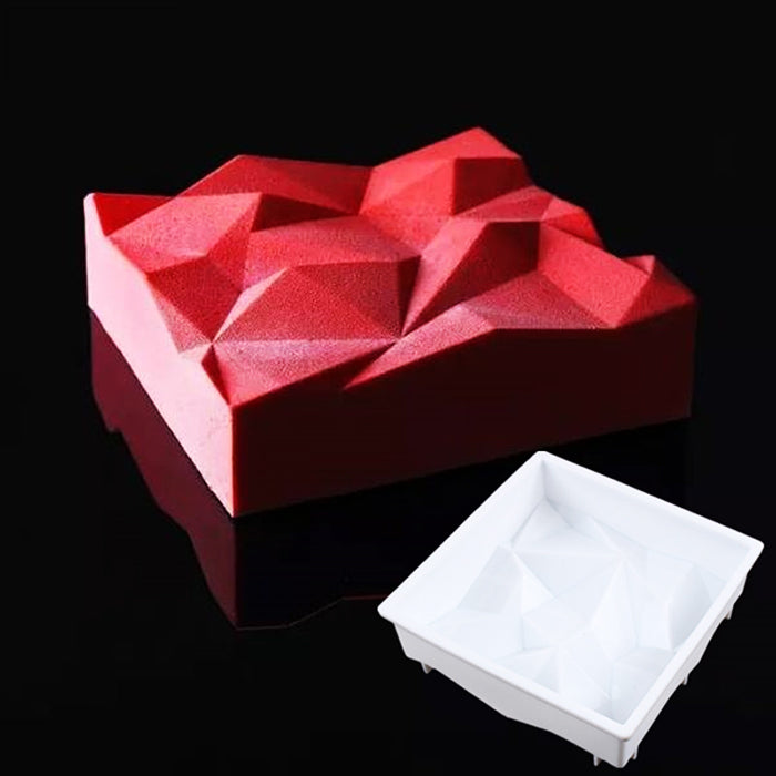 Moule silicone Gâteau Diamant 3D Carré - Pâtisserie Artistique – CUISINE AU  TOP