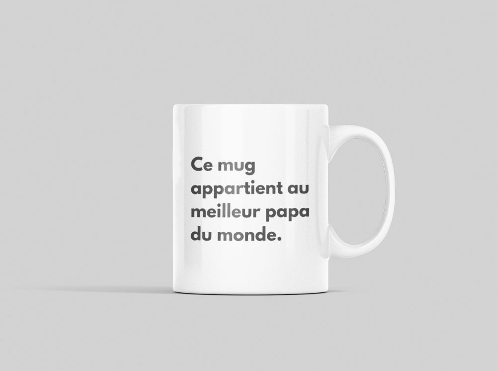 Mug Meilleur Papa du Monde - Avec la Couronne – CUISINE AU TOP