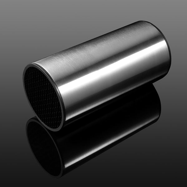 Bloc rangement de couteaux de Chef en acier inox