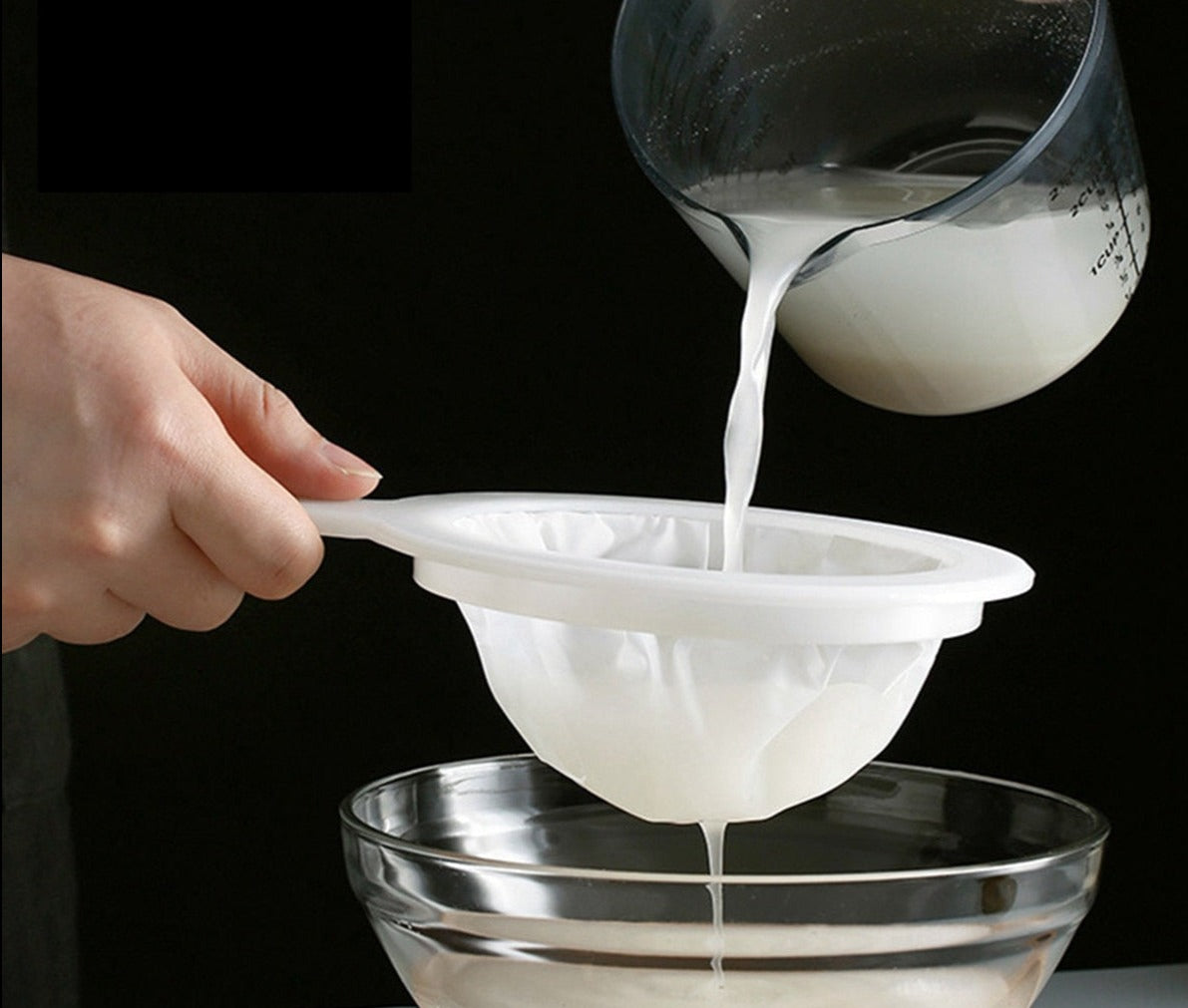 Passoire à lait en Nylon à mailles fines, réutilisable, pour