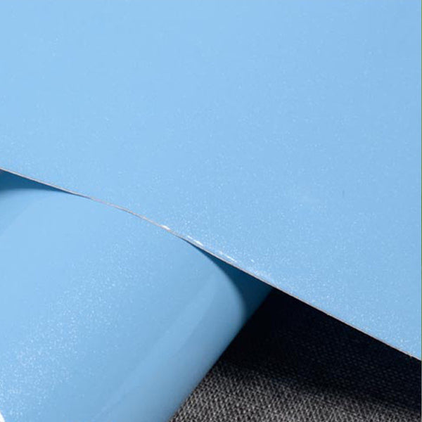 Papier autocollant bleu ciel brillant