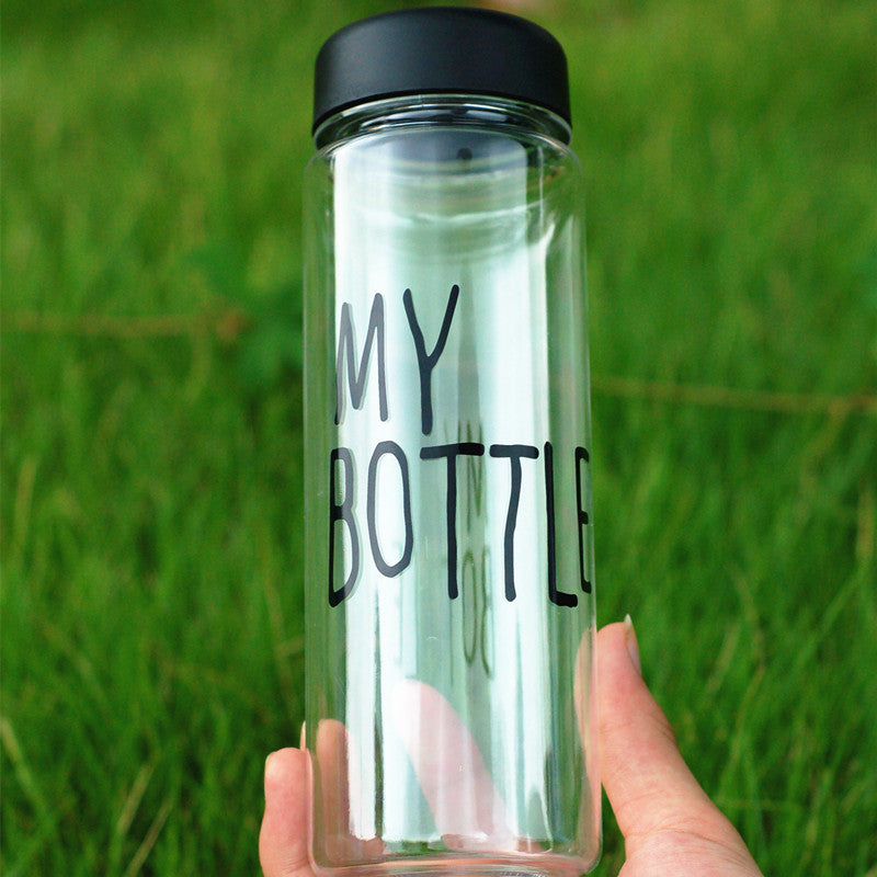 Bouteille d'eau transparente My Bottle 500ml - Incassable