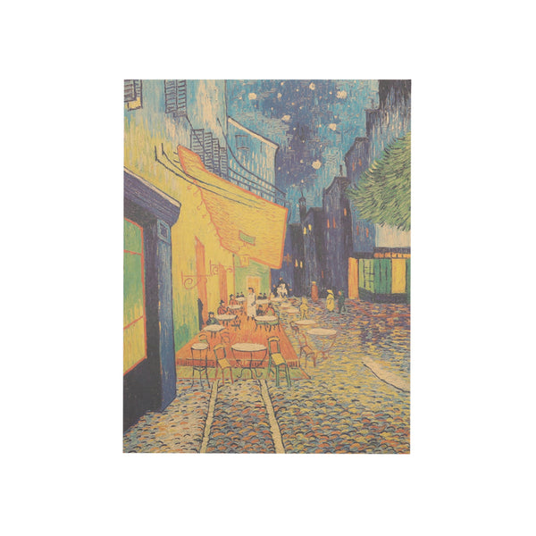 Poster Vintage déco cuisine "Terrasse de café le soir" de van Gogh