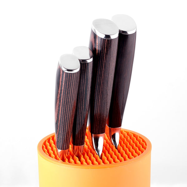 Bloc de rangement de couteaux de Chef design