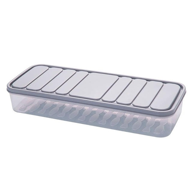 Bac rangement frigo à empiler - Boîte en plastique - 28x11x4.6 cm