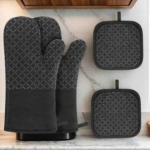Gants de Cuisine Antidérapants avec Manique