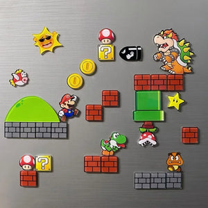 Magnets Super Mario Bros - Décoration Frigo Ludique et Pratique