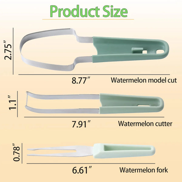 Outil coupe-pastèque et melon – Rapide, précis et facile à utiliser