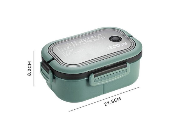 Lunch Box, 2 étages, 1200ml couleur vert