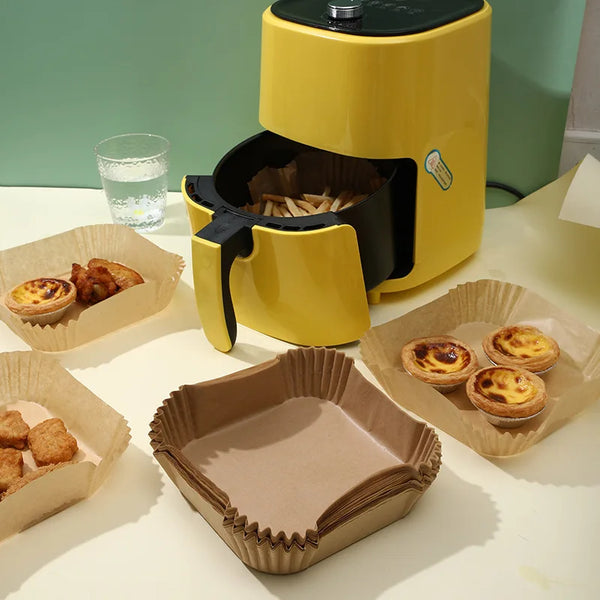 feuille cuisson carrée airfryer