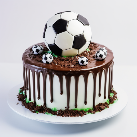 Moule à gâteau ballon de football - Chocolat, Pâtisserie artistique