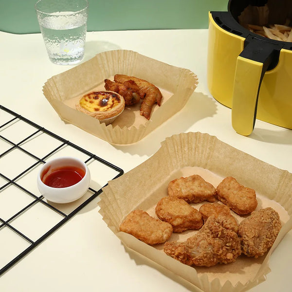 papier sulfurisé carré air fryer