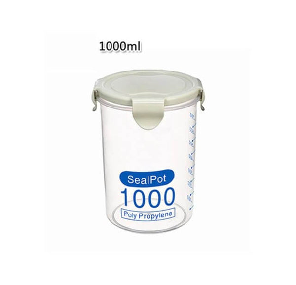 Boîte de 1000ml en plastique couleur vert - Cuisine au Top