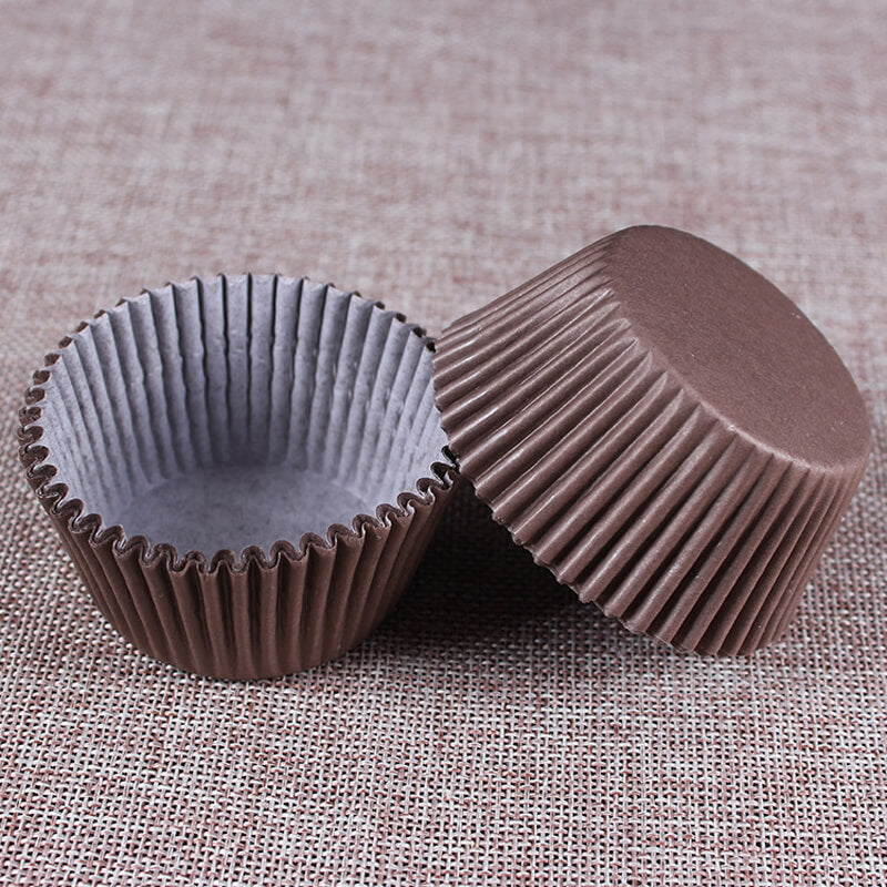 Caissette de couleur marron pour cuisson cupcake / muffin