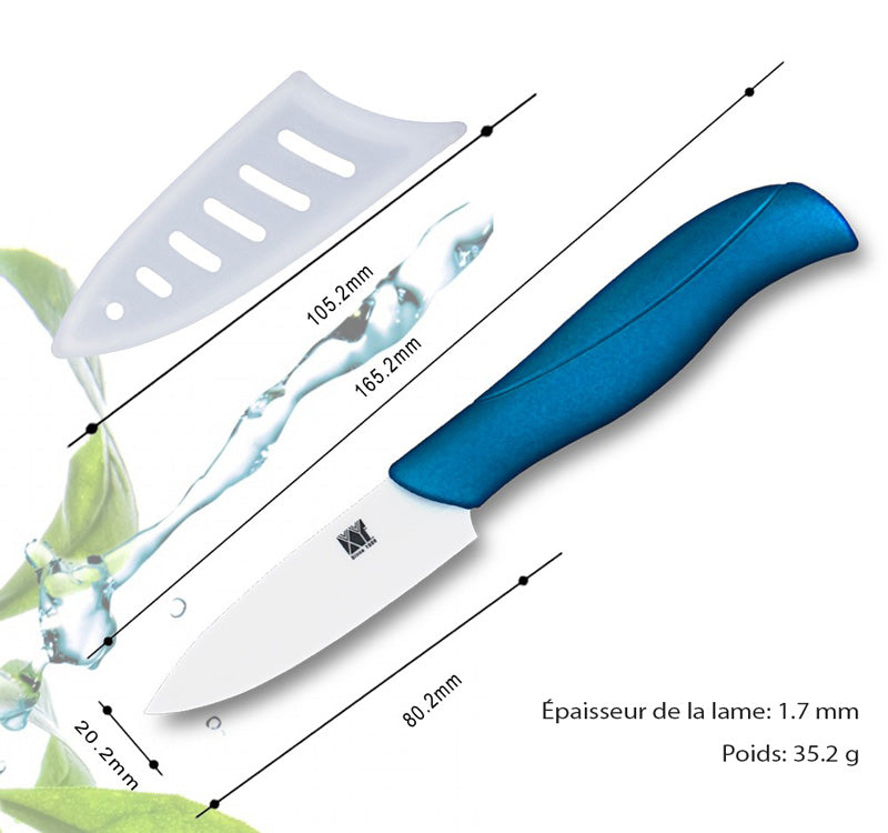 Set de 5 couteaux + Eplucheur Céramique - Tahiti Ménager Set de 5 couteaux + Eplucheur Céramique - Tahiti Ménager