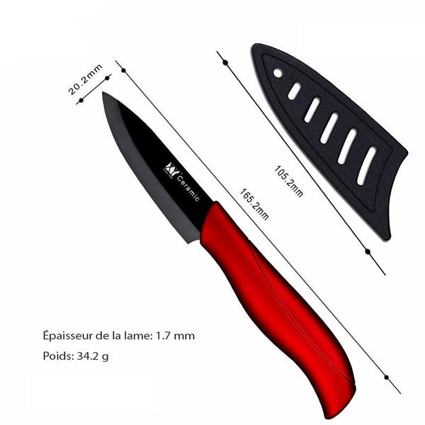 Couteau céramique pour garnitures