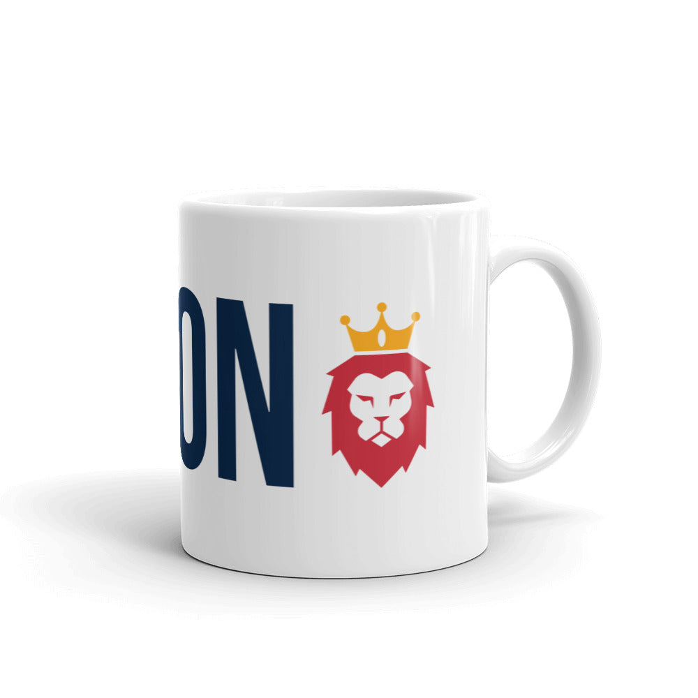 Mug ville de Lyon avec tête de lion