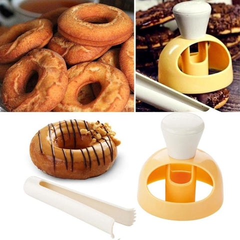 Lot de 4 emporte-pièces pour donuts - Réutilisables - Antiadhésifs - Pour  fondant, gâteau, pain, dessert, pâtisserie, biscuit, cuisine, bricolage :  : Maison