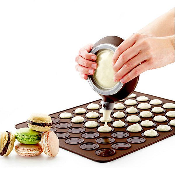 Moule silicone 6 macarons