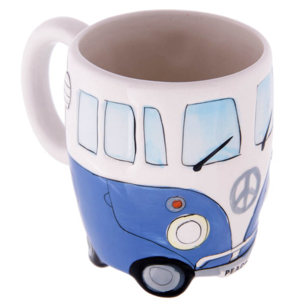 Mug original van camping bleu