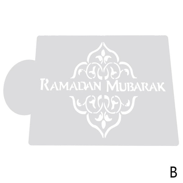 Pochoir Ramadan Mubarak gâteaux arabes