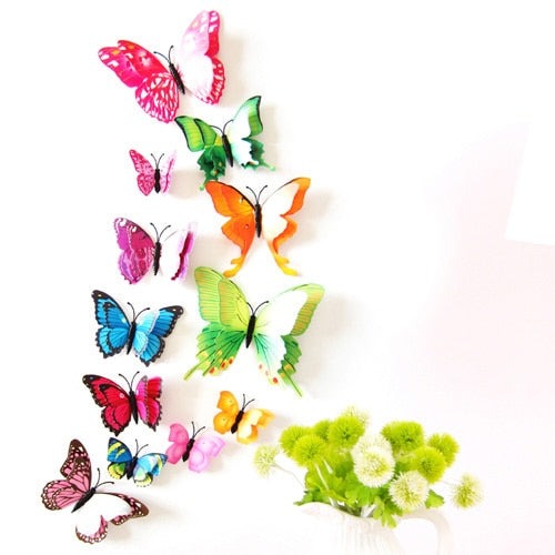 Papillons 3D pour décorer mur