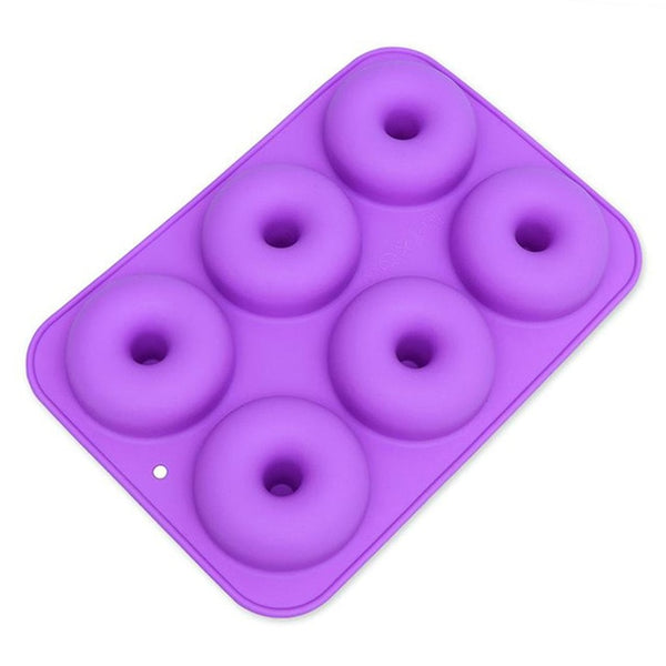 Moule donuts silicone couleur violet