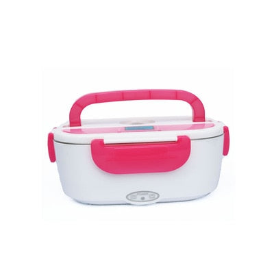 Lunch box chauffante électrique couleur rose