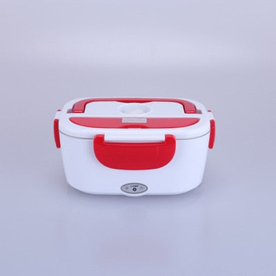 Lunch box chauffante électrique couleur rouge