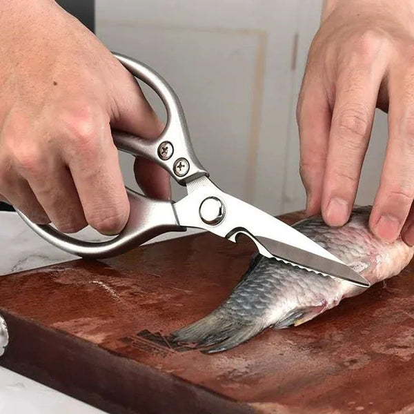 Ciseaux inox robuste pour couper le poisson