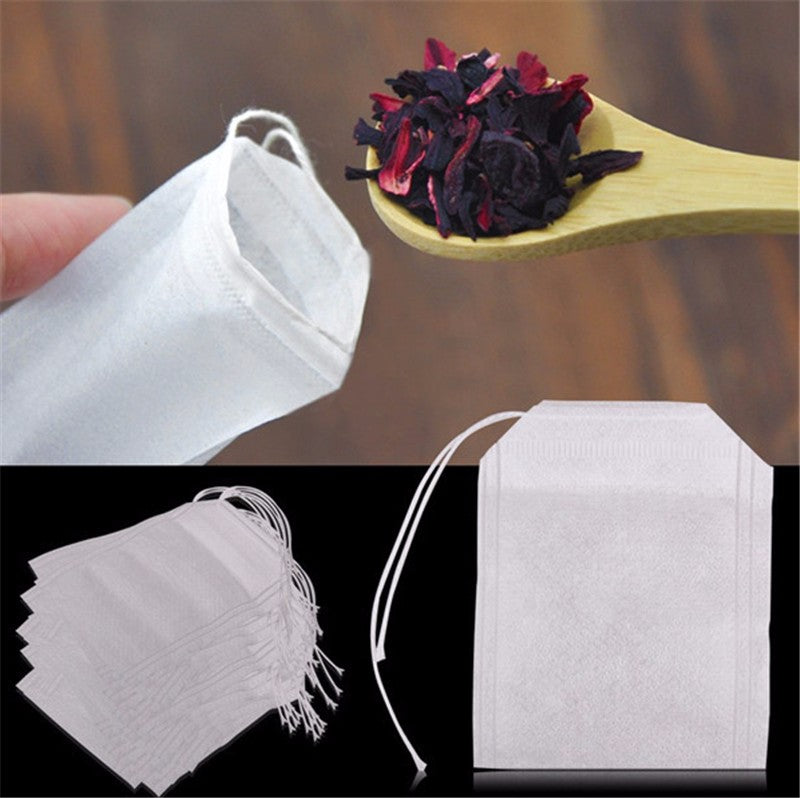 500 Sachets De Thé Vides Thermoscellés - Tissu Non Tissé - 55x62 Mm - Pour Thé En Vrac, Herbes