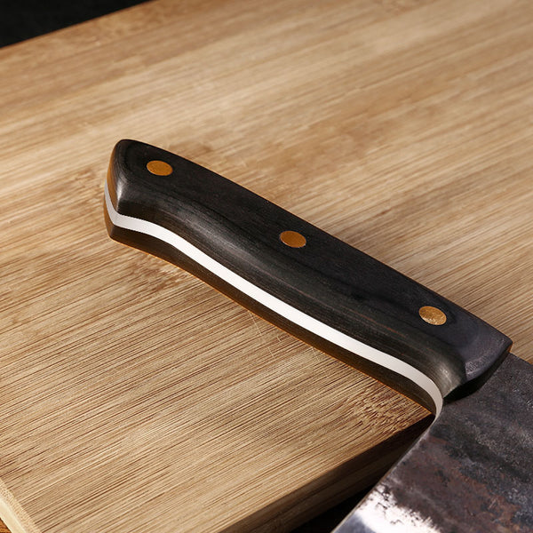 Poignée en bois couteau de boucher