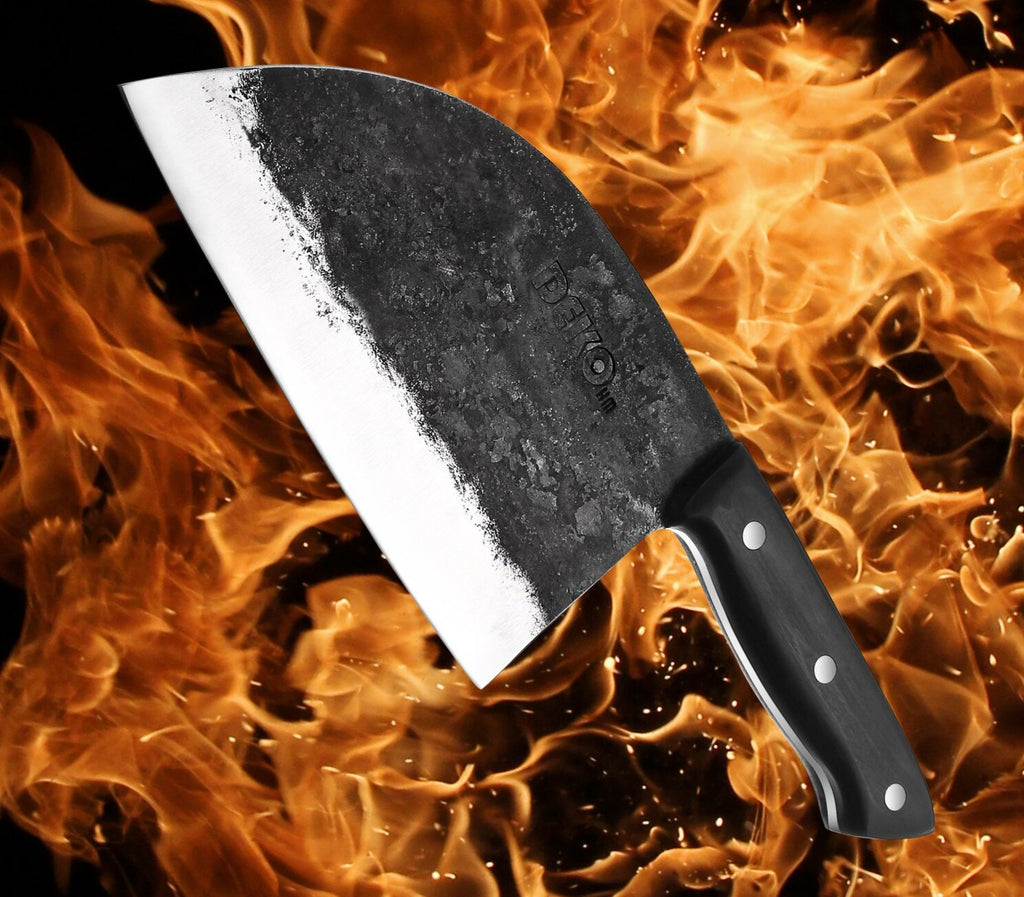 Couteau de boucher forgé à la main - Qualité artisanale – CUISINE AU TOP