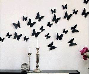 Papillons noirs stickers 3D pour décorer la cuisine - Cuisine au Top