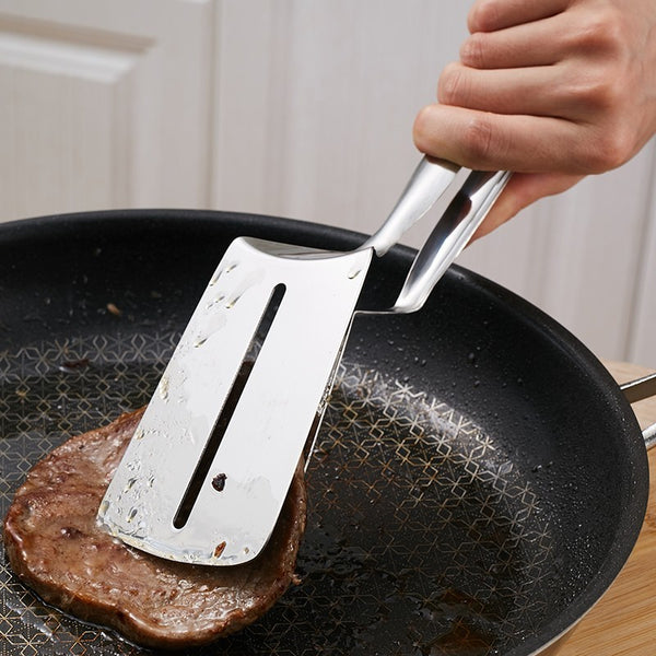 La pince à steak : idéal pour cuisson sur poêle ou barbecue