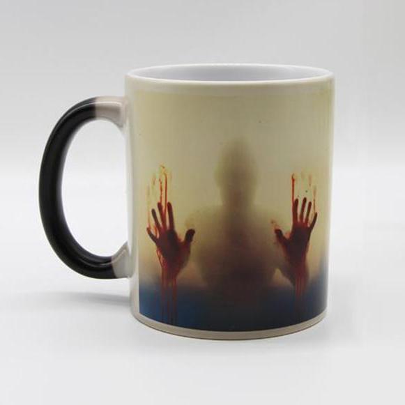 Mug change de couleur avec zombie
