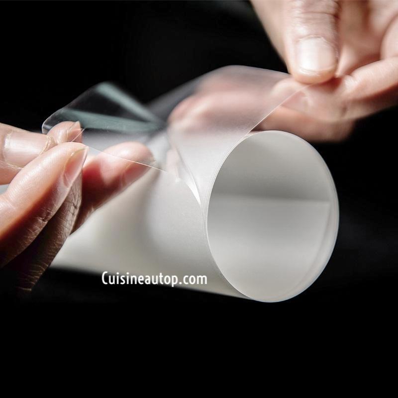 Petit pain de film extérieur adhésif élevé de protection transparent pour  la surface en plastique de morcellement de pièces