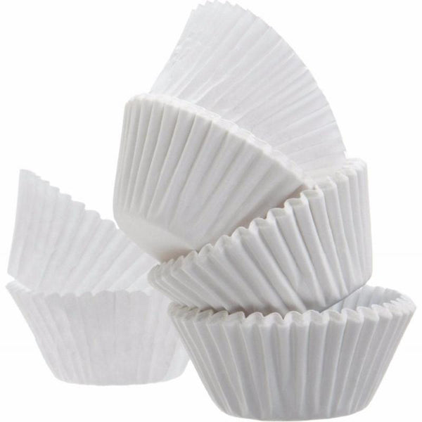 Lot x 100 Caissettes blanches pour Cupcake et Muffin