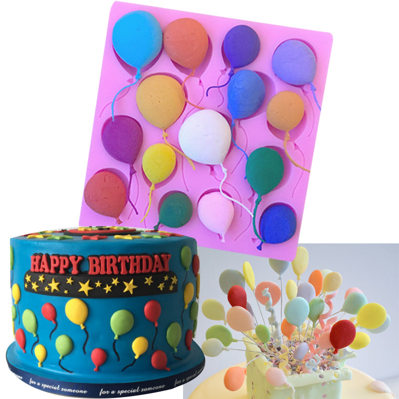 Moule pour faire des ballons et décorer les gâteaux d'anniversaires
