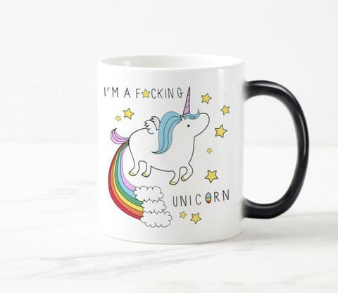 Mug licorne magique thermoréactif - Idée cadeau originale