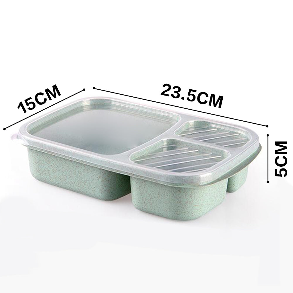 Ensembles de boîtes à lunch avec compartiments pour micro-ondes à