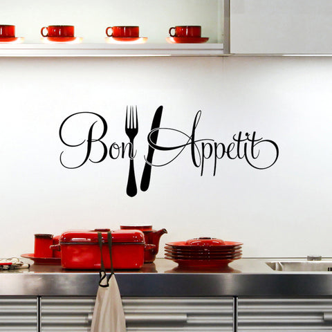 Stickers "Bon Appétit" pour Déco Cuisine