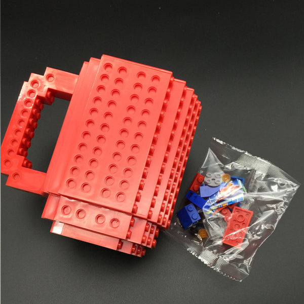 Mug rouge style LEGO