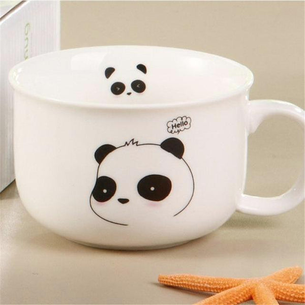Mug panda bonjour