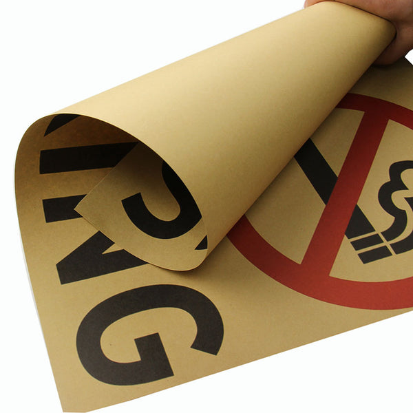 Qualité du poster vintage "ne pas fumer" (no smoking)