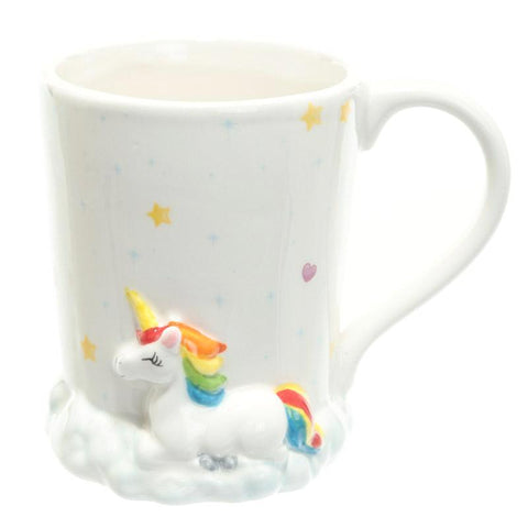 Mug licorne nuages et arc-en-ciel