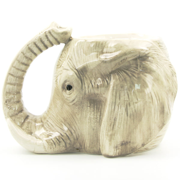 Mug tête d'éléphant, profil gauche